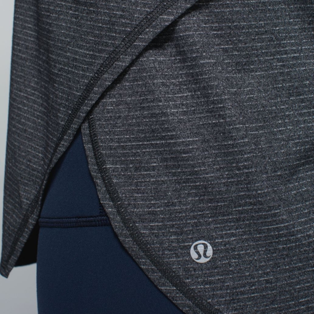 Lululemon Seek The Heat Tank Heathered Black / Black - Picture 5 of 11